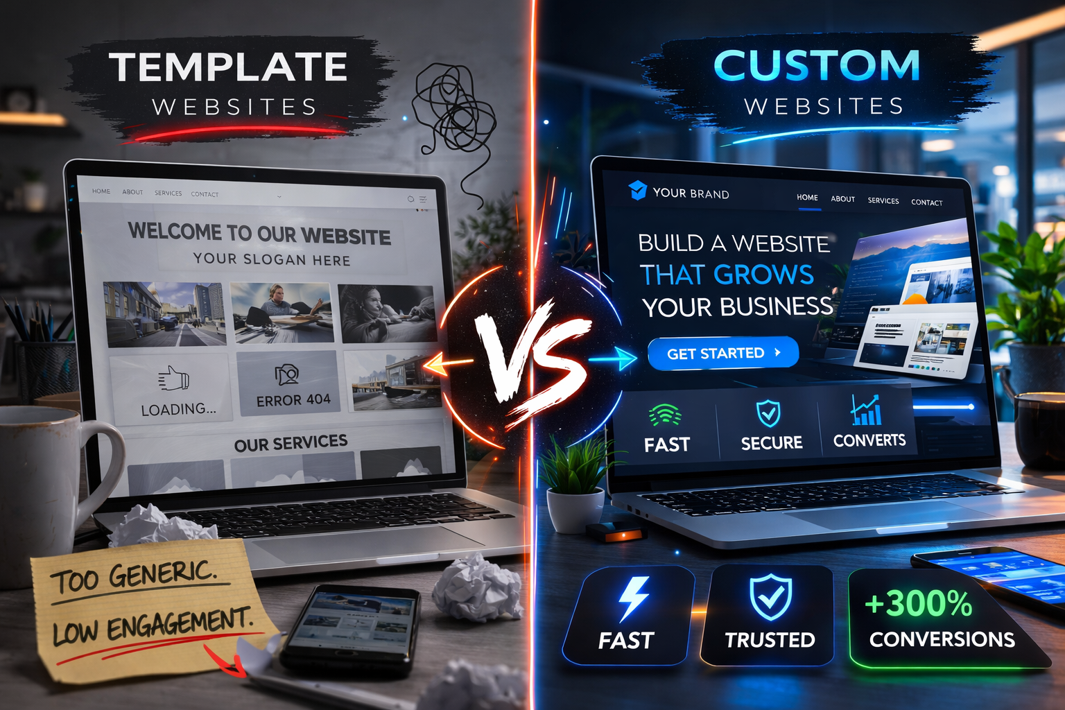 7 Signs Your Business Needs a Custom Website (And Why Templates Won't Cut It)